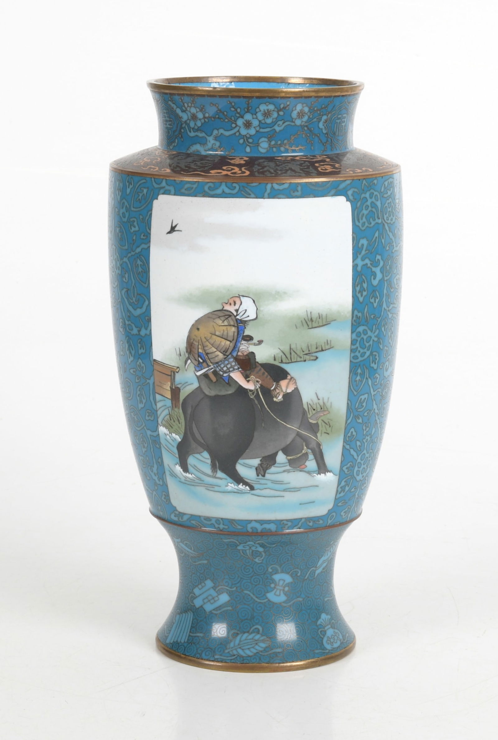 A Large Japanese Cloisonne Vase (1 of 6)