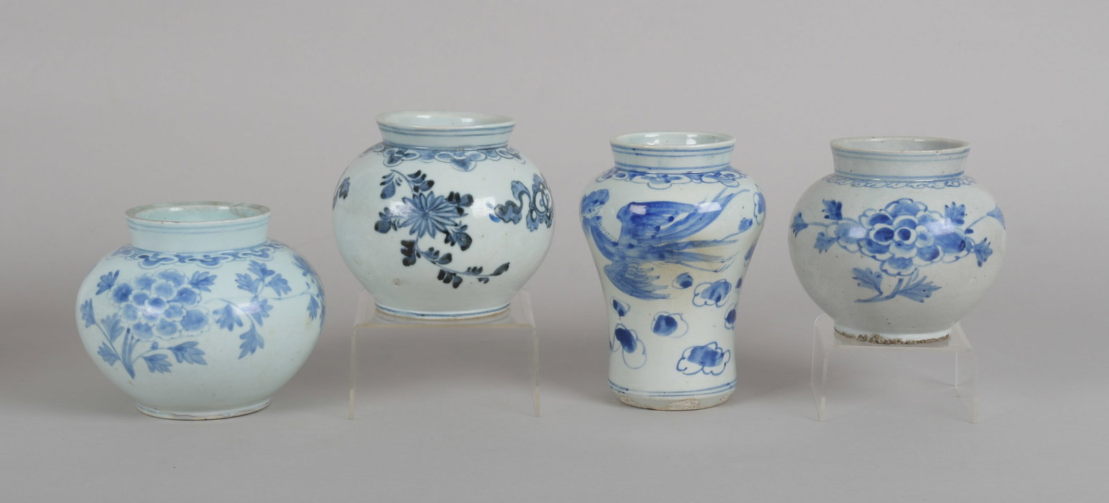 Four Korean Blue and White Jars (1 of 11)