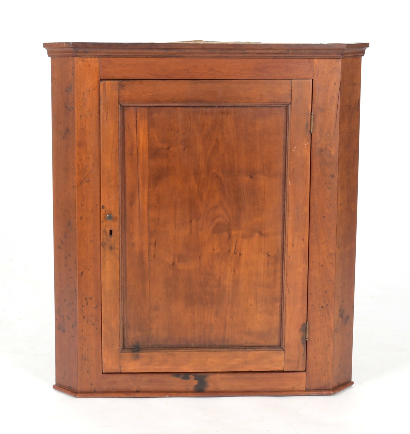 American Cherry Hanging Corner Cupboard (1 of 8)
