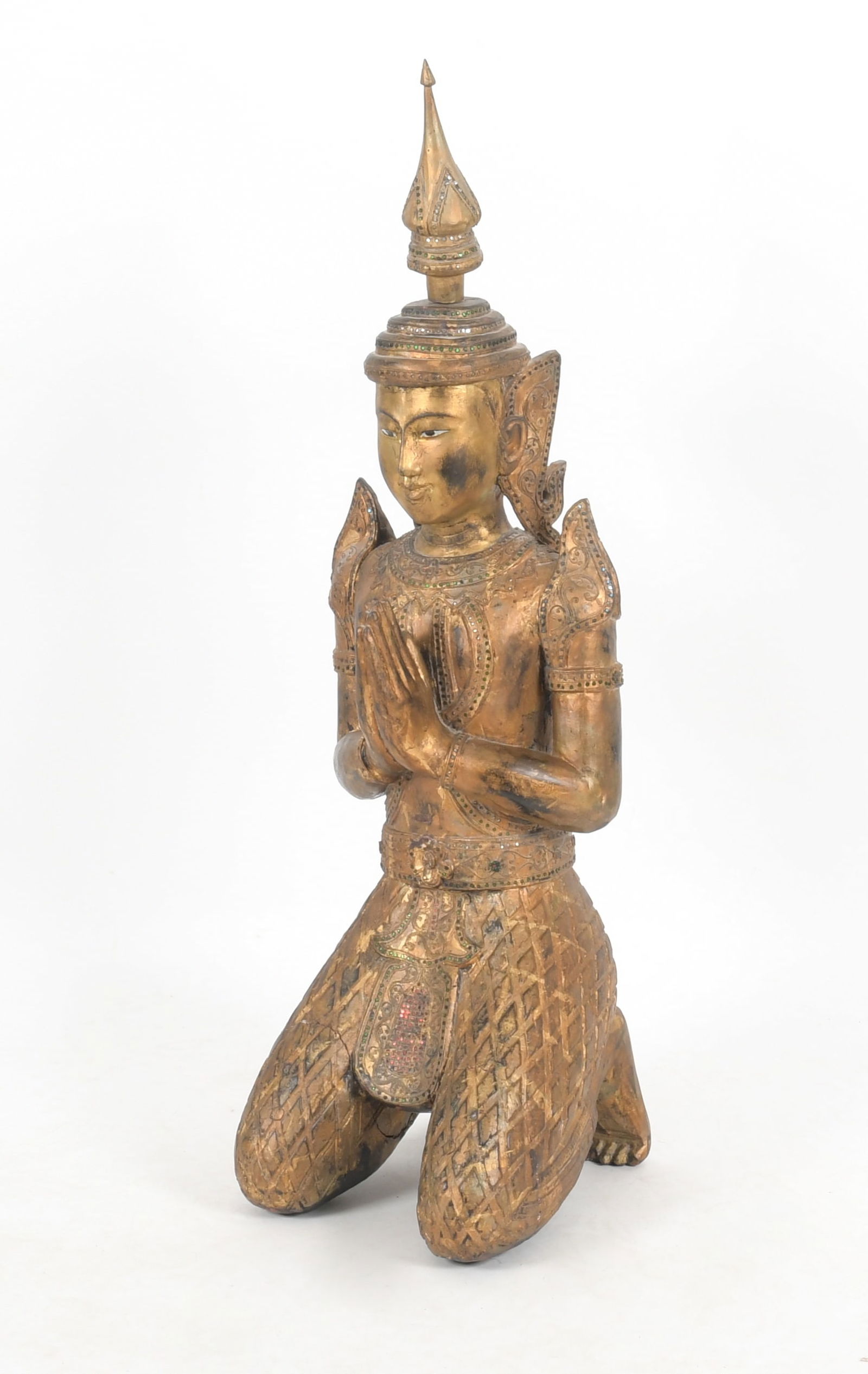 A Large Thai Giltwood Figure (1 of 13)