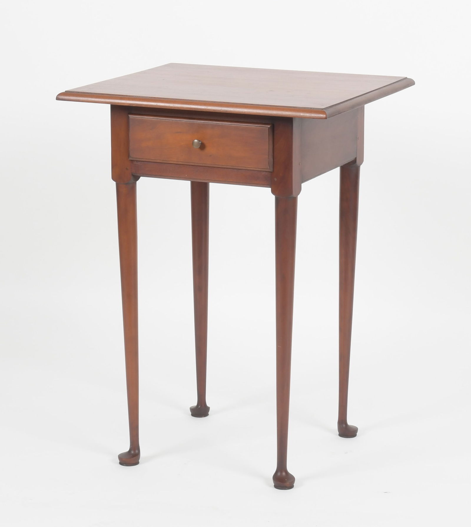 Eldred Wheeler Queen Anne Style Cherry Side Table (1 of 6)