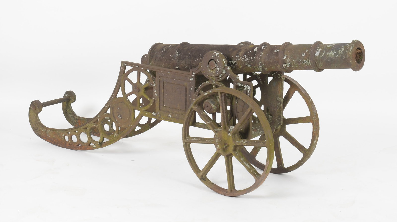 Pair of English Cast Iron Ornamental Signal Cannons (1 of 12)