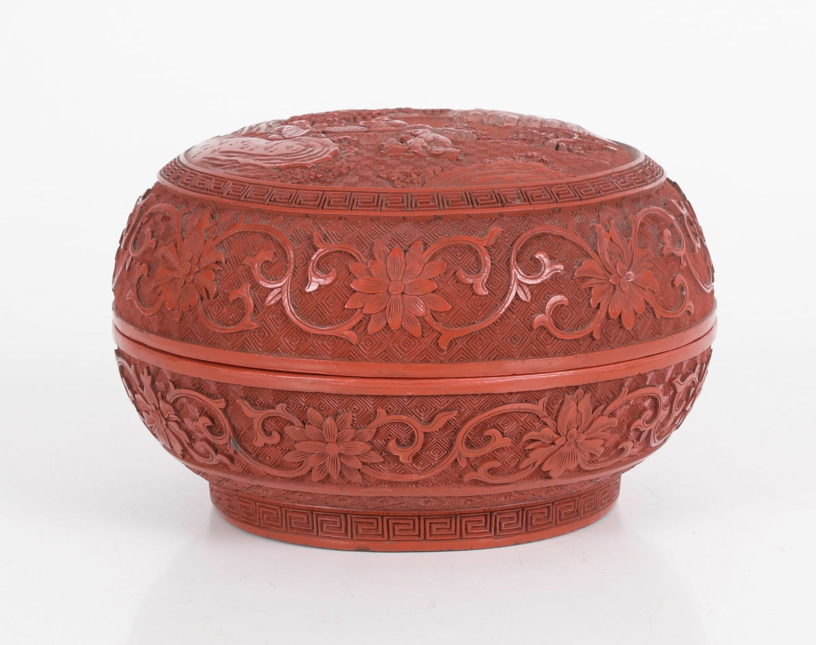 A Signed Chinese Cinnabar Box (1 of 8)