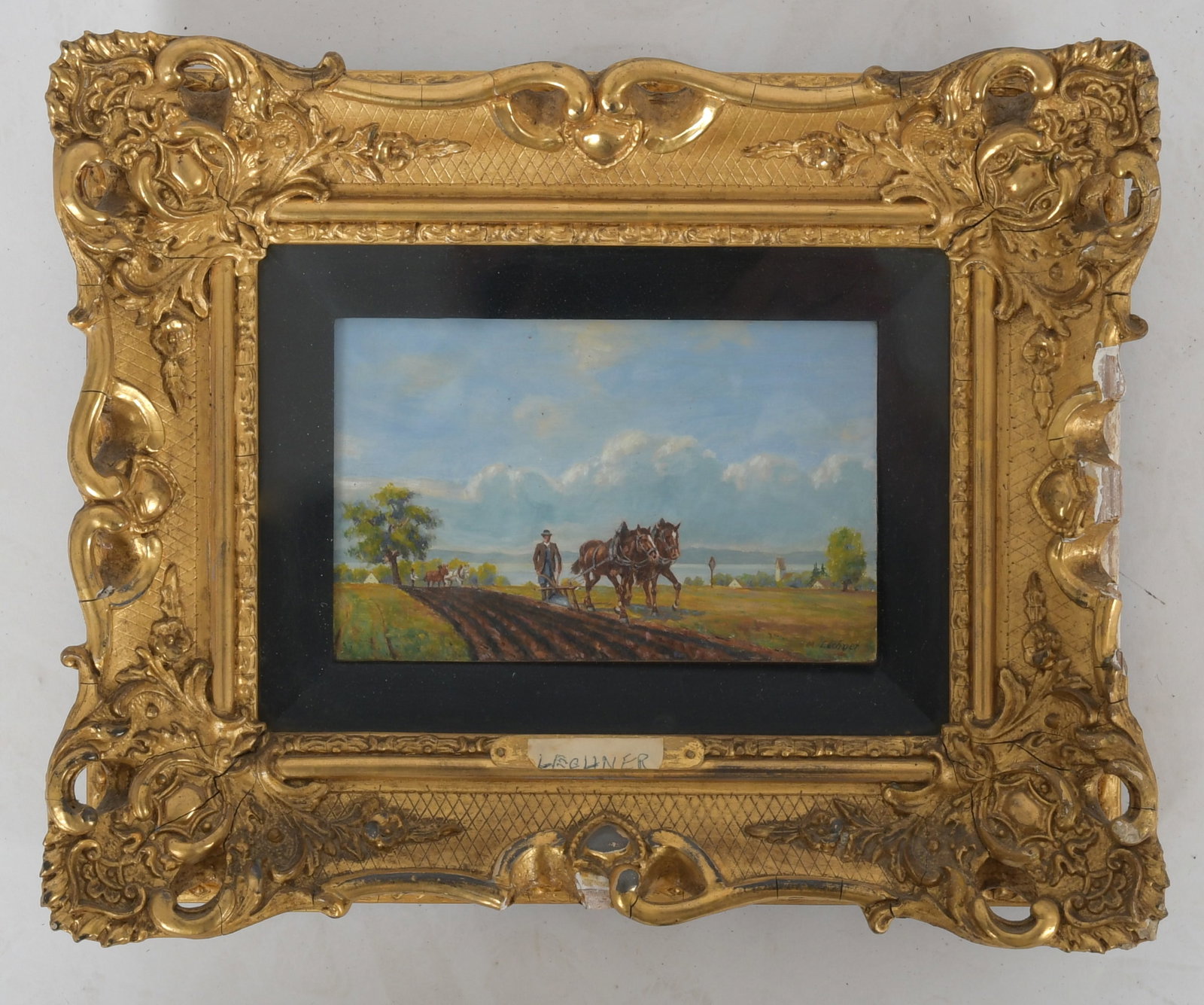 Oil on Board, 19th Century, M. Lechner (1 of 7)
