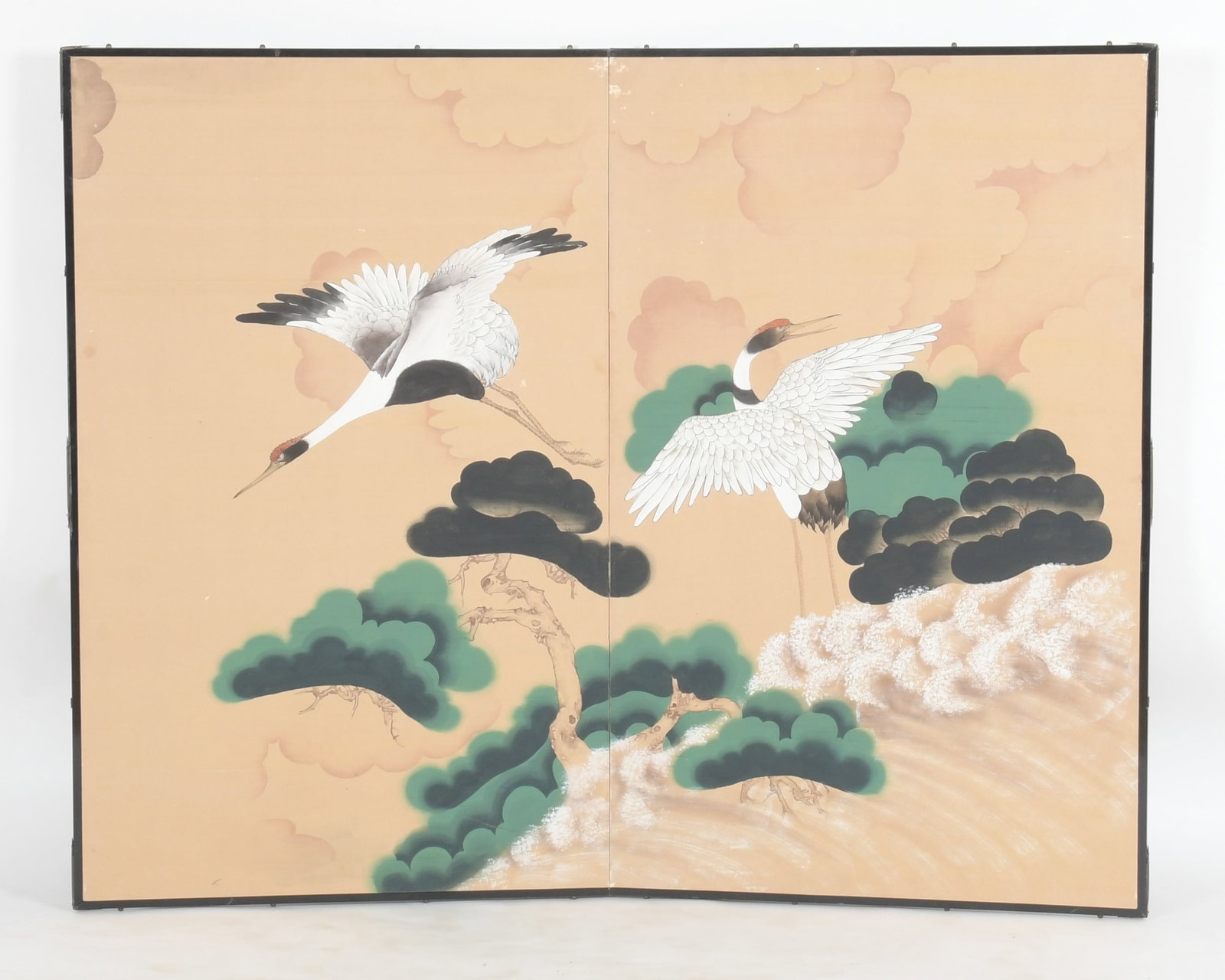 A Japanese Two Panel Screen (1 of 9)