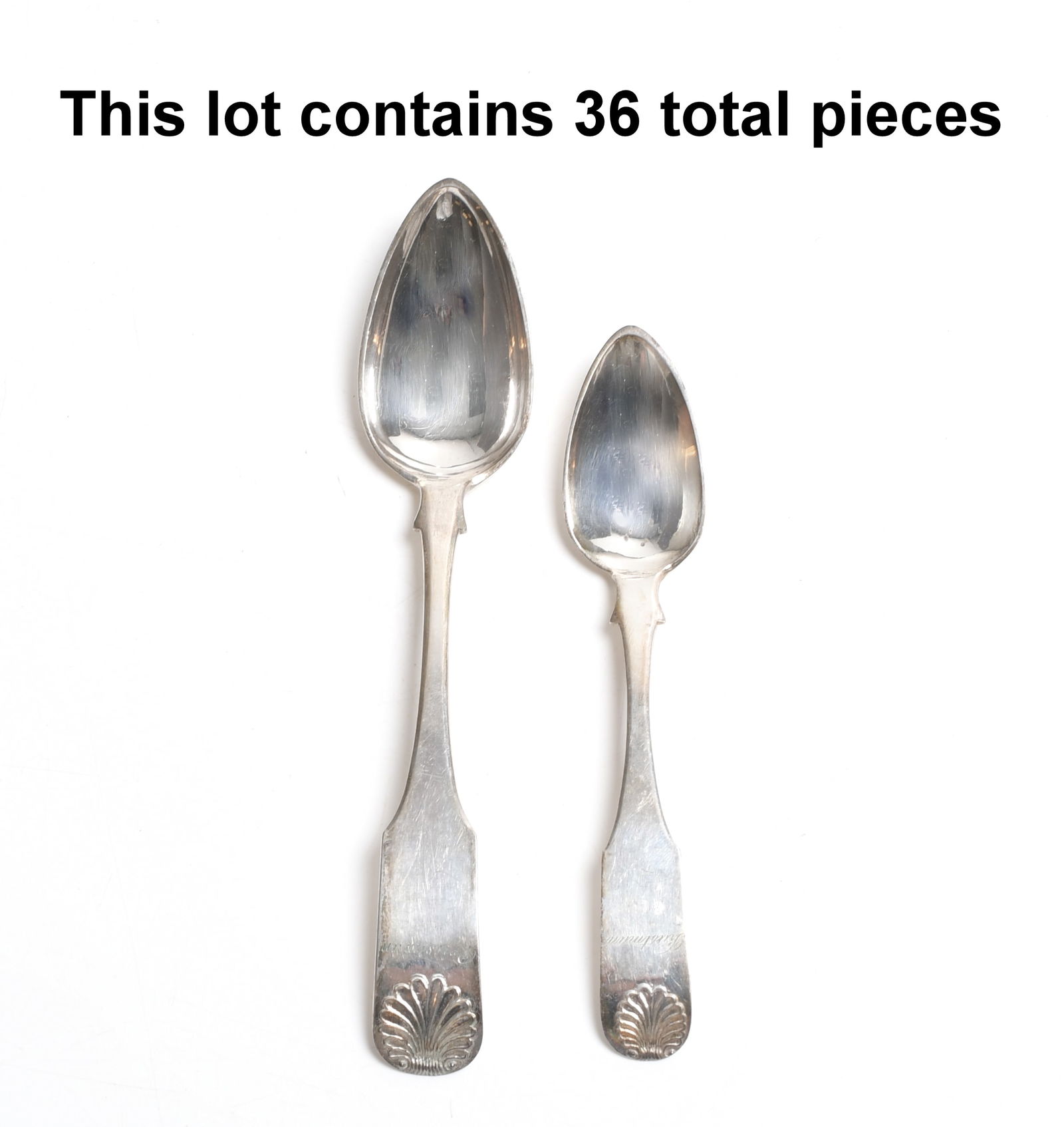 A Set of Thirty Six  Coin Silver Spoons, Dumoutet (1 of 7)