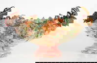 Delphin Massier (French, 1836-1907) Large Faience Jardiniere, Vallauris