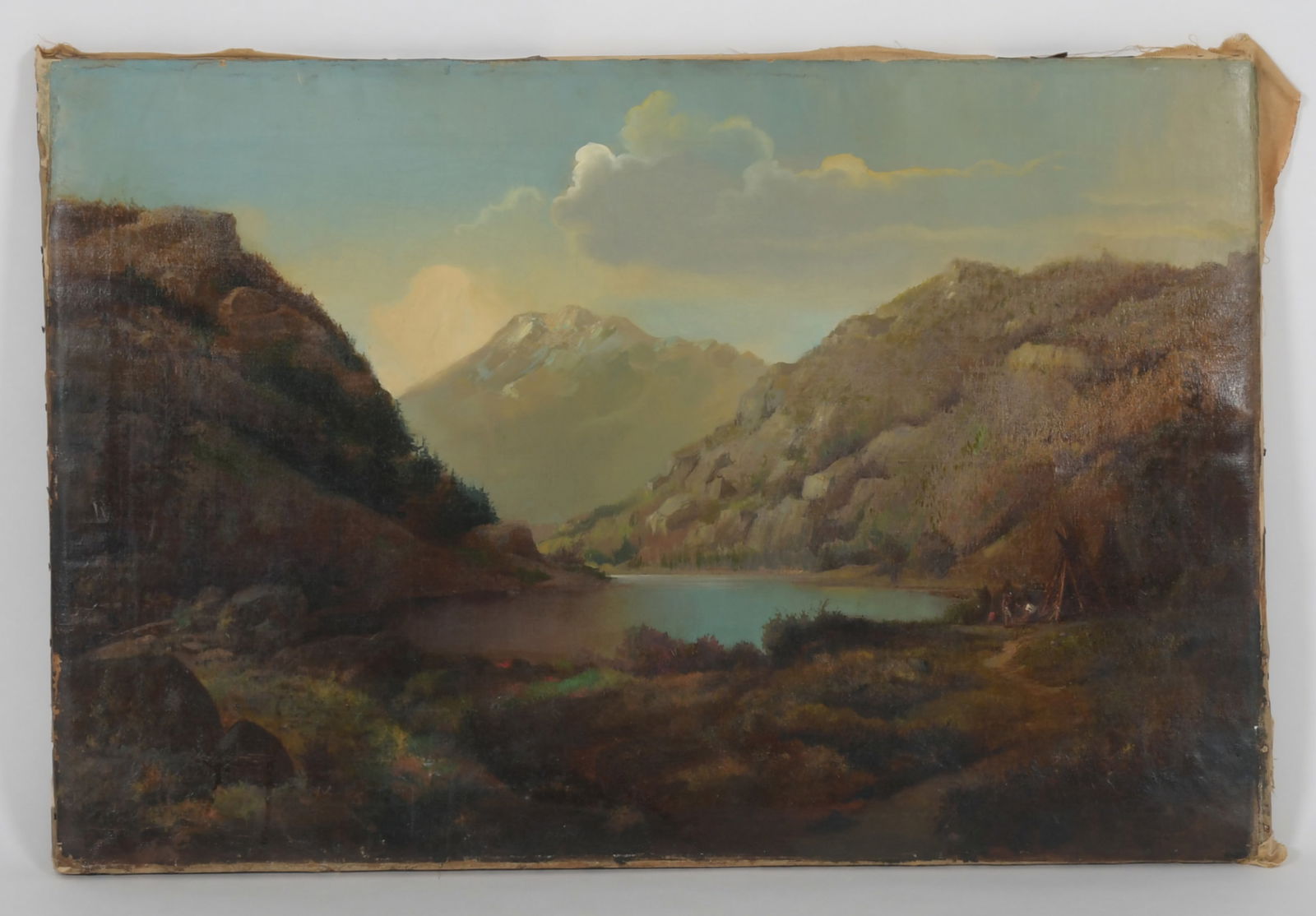 Hudson River School, (19th Century) Oil on Canvas (1 of 6)