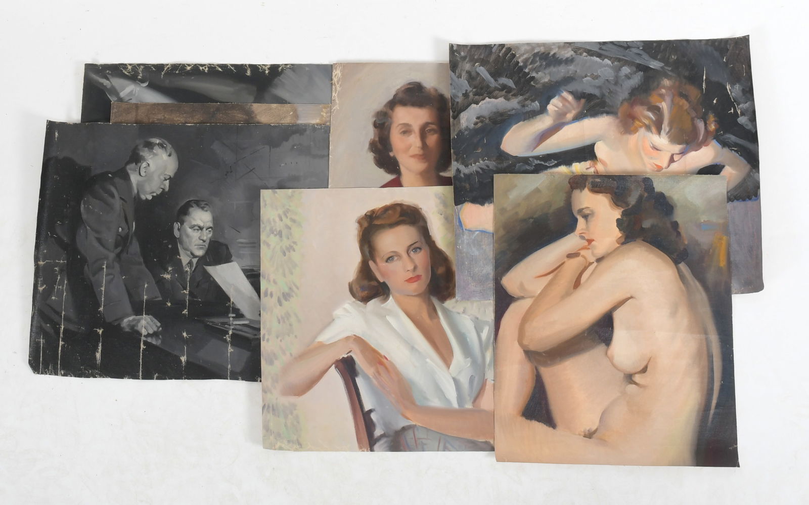 Attributed to L. E. Braymer (Born 1901) Seven Works (1 of 10)