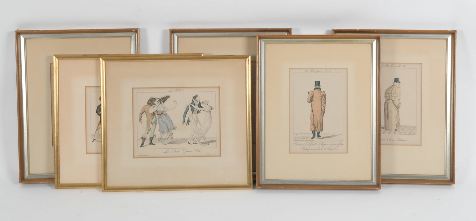 Pierre de La Mesangere (French, 1761-1831) Six Prints (1 of 12)