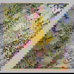 Cornelia Forster (Swiss, 1906-1990) "Giungla" (Orchid Jungle) Aubusson Tapestry