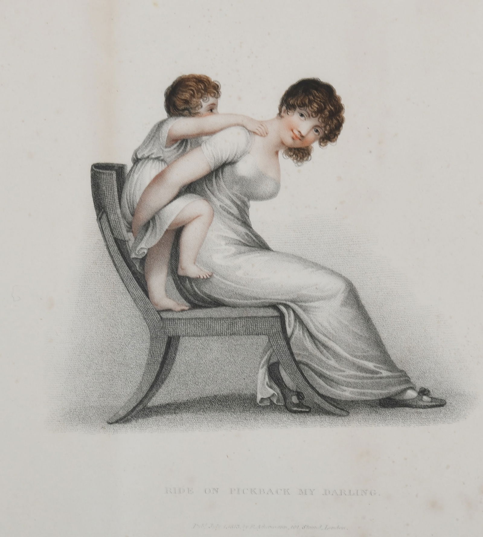 After Adam Buck (Irish 1759-1833) Motherhood, eight prints (1 of 15)