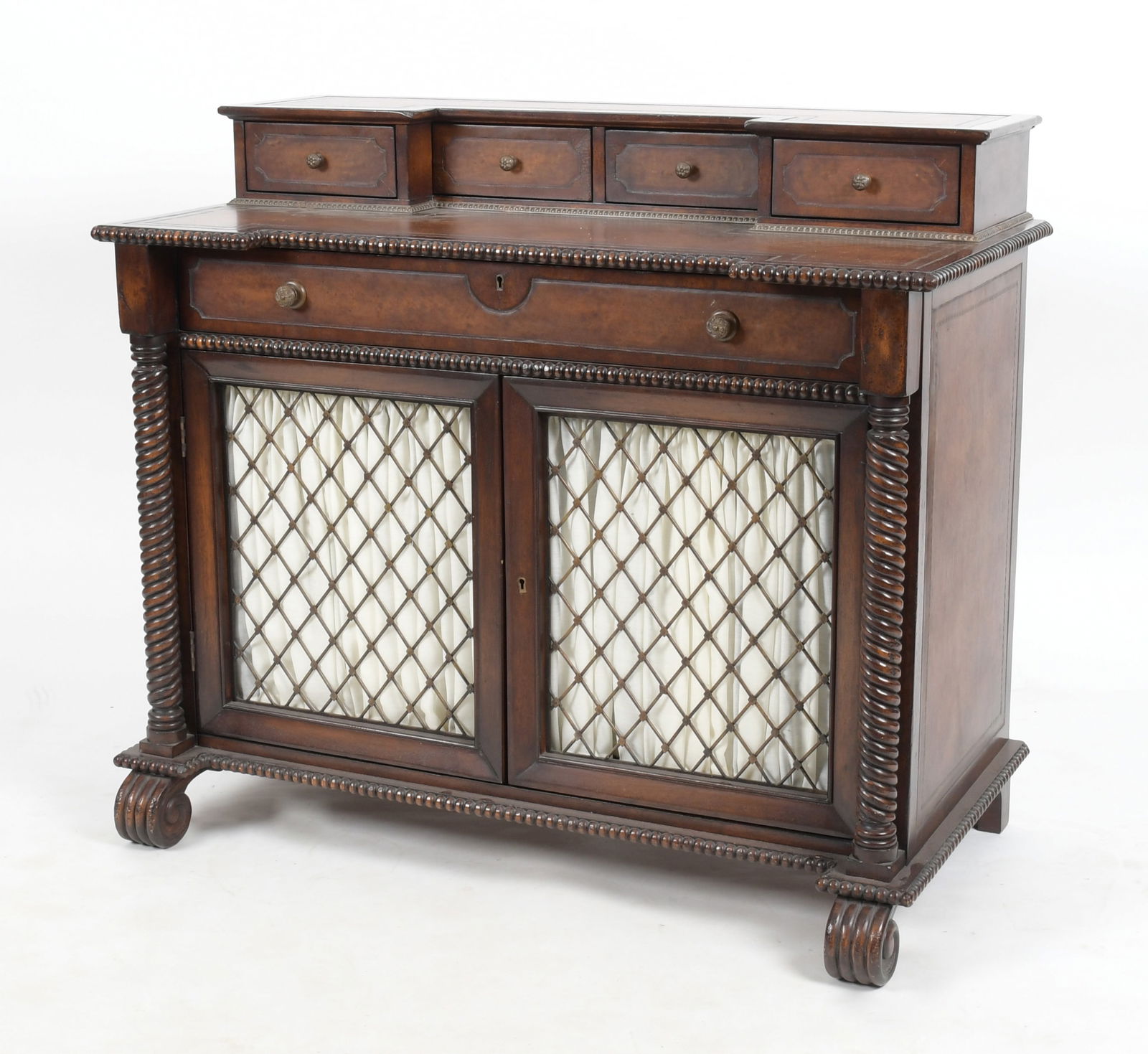 John Richard 'European Crossroads' Regency Style Chiffonier with Secretary (1 of 14)