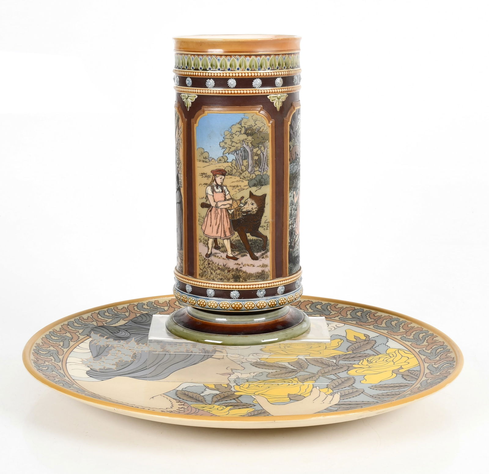 Two Pieces of Mettlach Pottery (1 of 14)