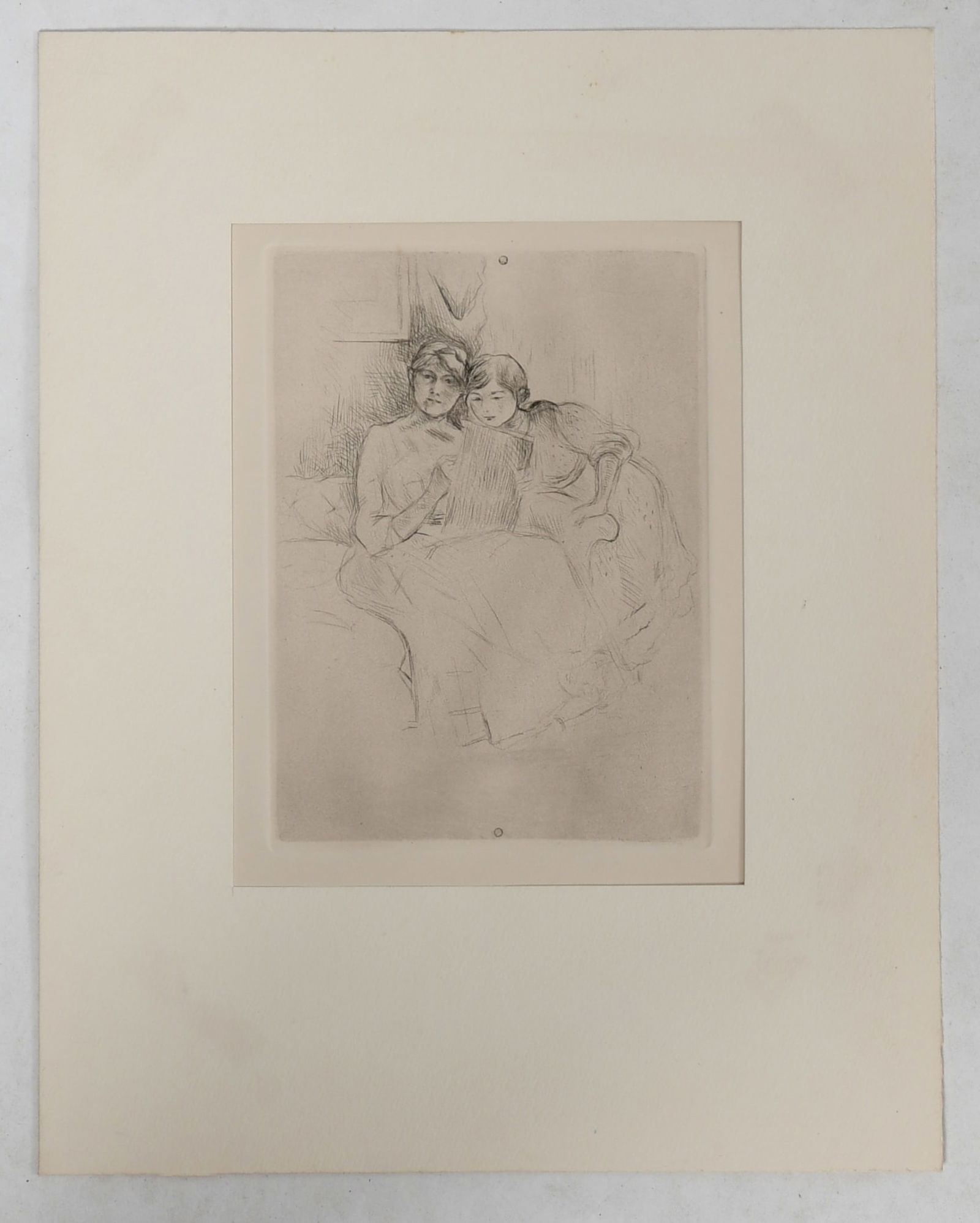 Berthe Morisot (French, 1841-1895) Etching (1 of 5)