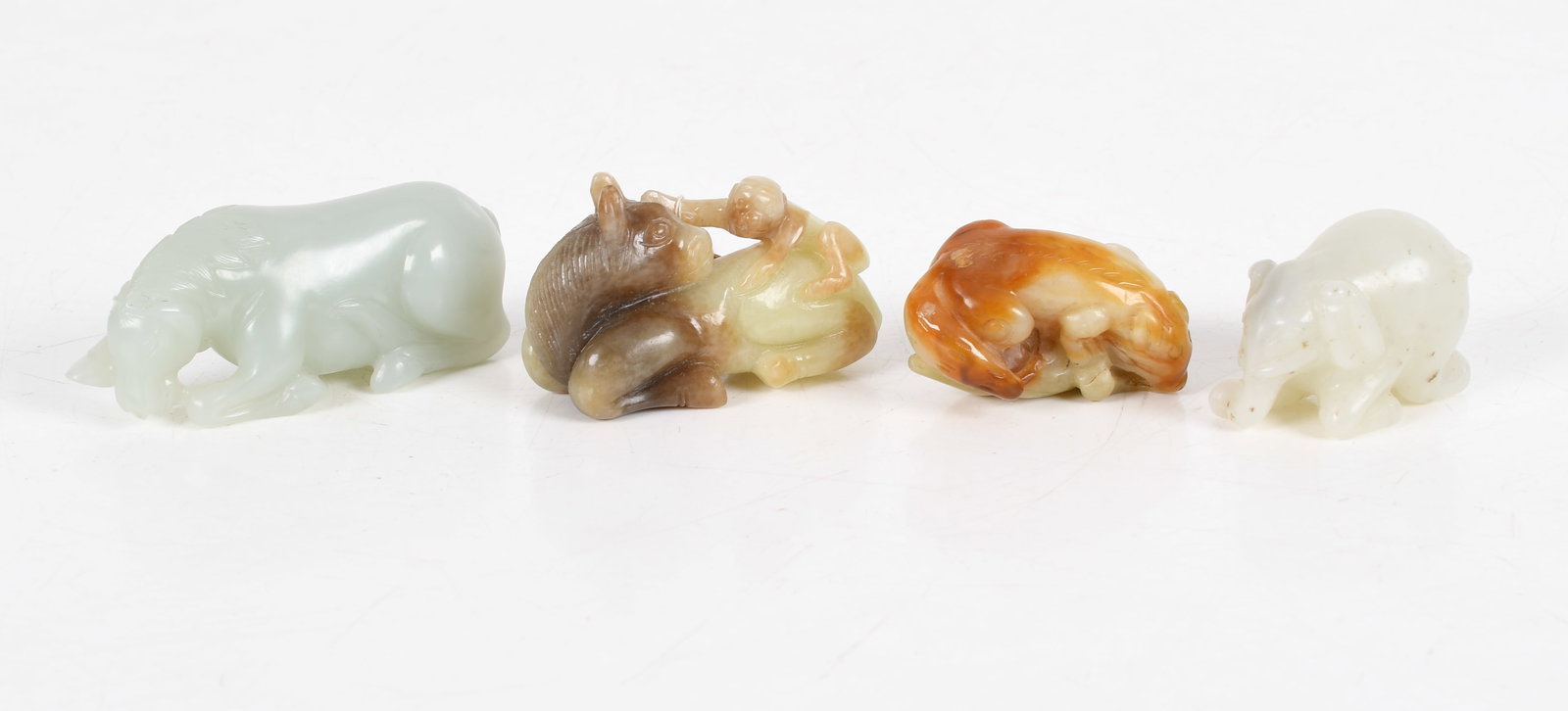 Four Chinese Jade Animals (1 of 10)