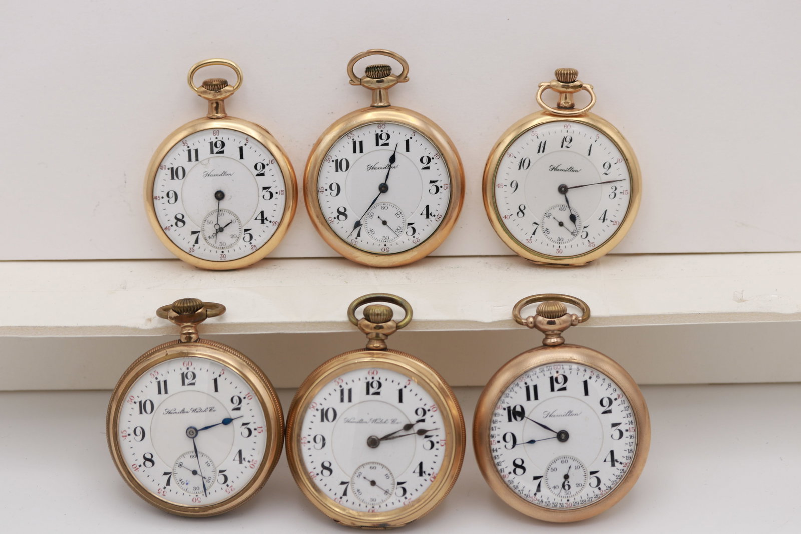 Six Hamilton Pocket Watches (1 of 15)
