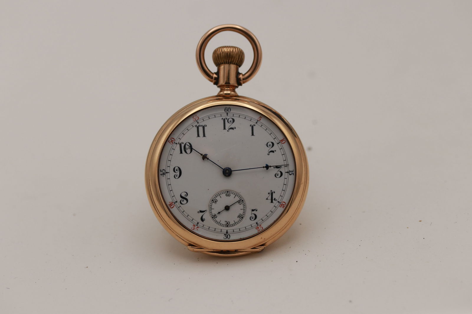 A Pocket Watch in a 14k Gold Case with E. Howard Movement (1 of 8)