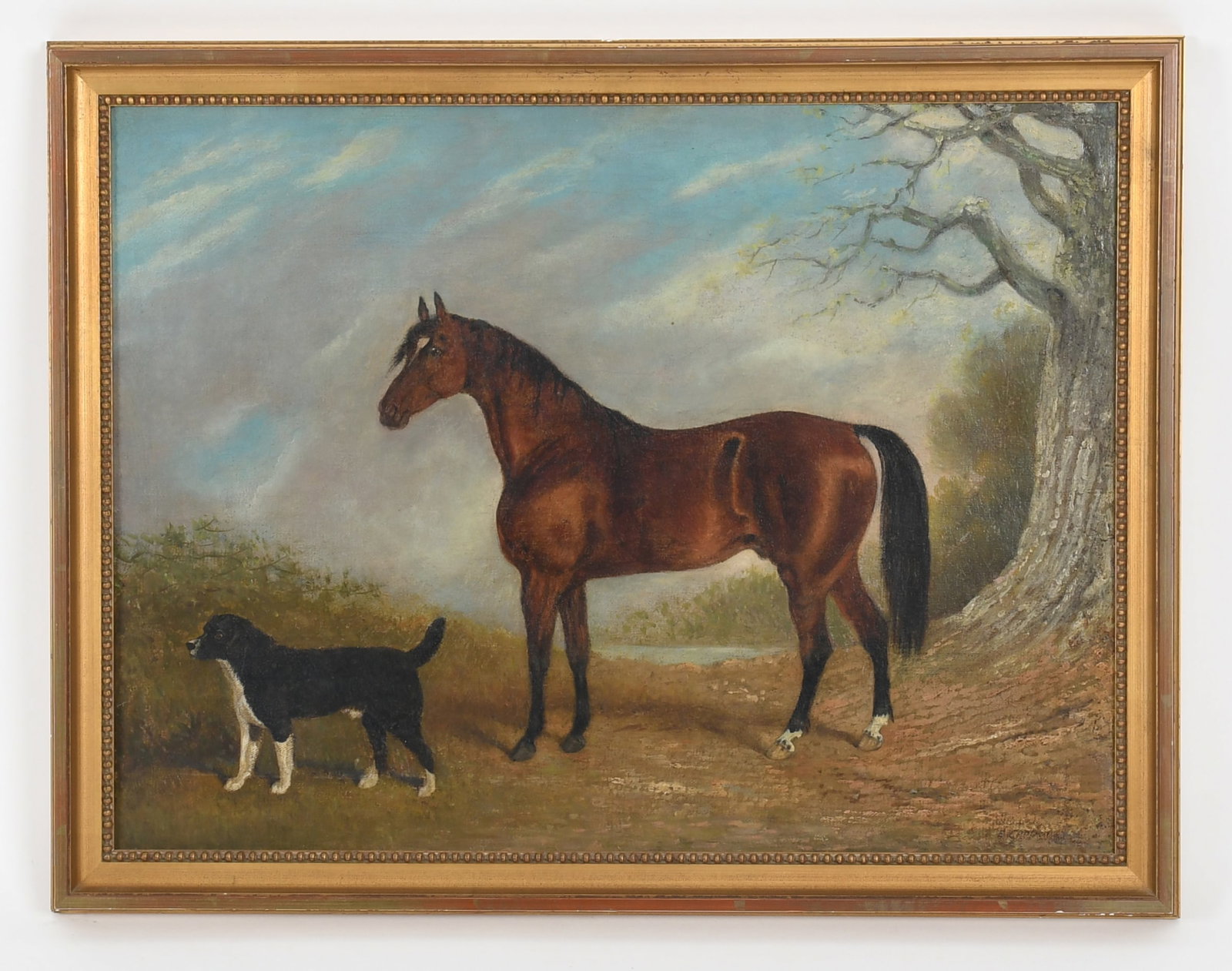 English School (19th Century) Horse Portrait, Oil on Canvas (1 of 8)