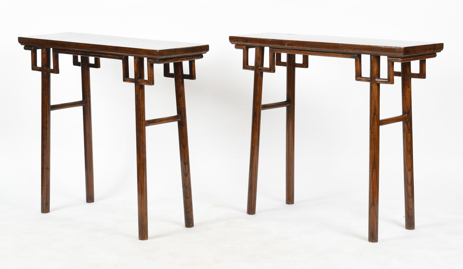 Pair of Chinese Elmwood Altar Tables, 19th Century (1 of 9)