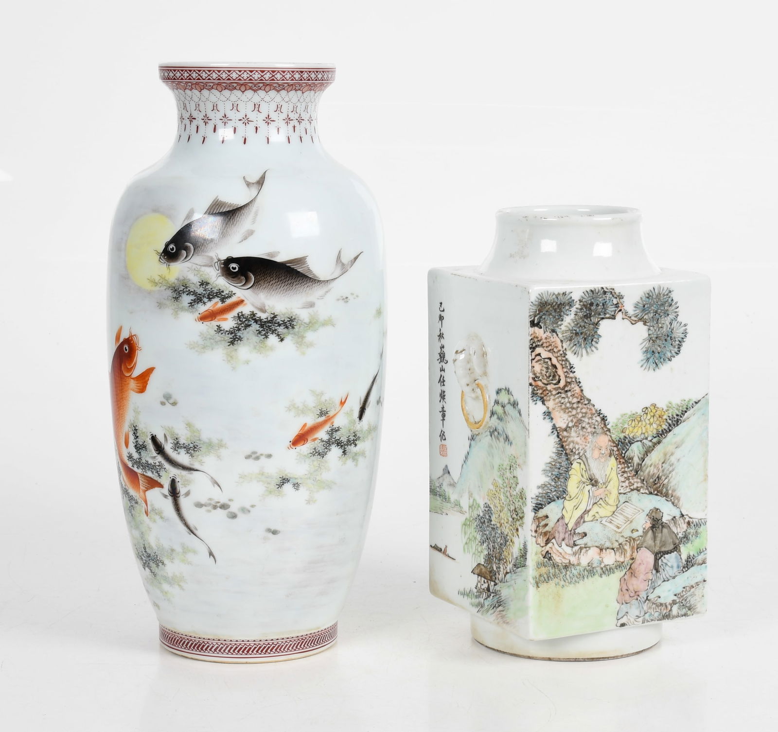Two Chinese Porcelain Vases, 20th Century (1 of 11)