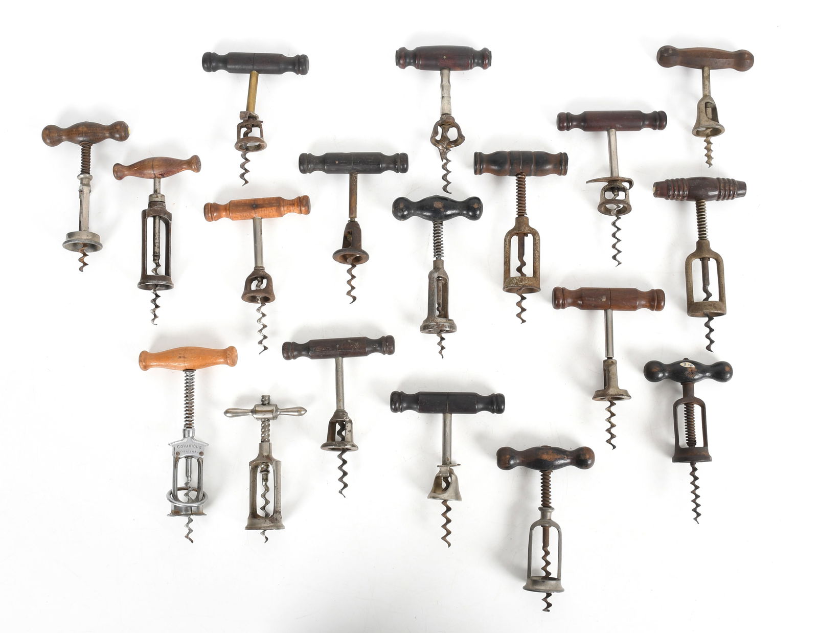 A Group of Antique Mechanical Corkscrews, Seven by Williamson's (1 of 15)