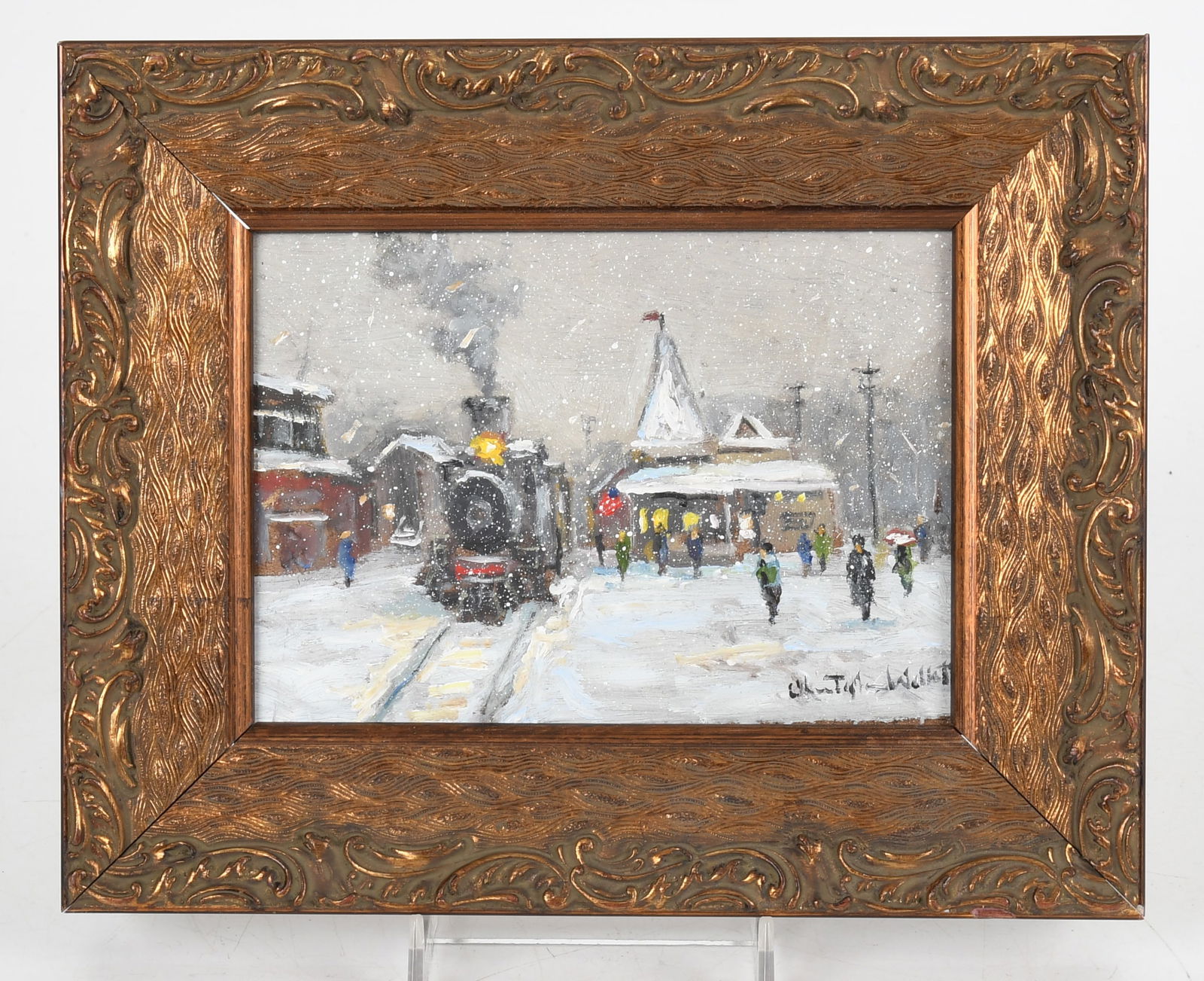 Christopher G. Willett (Born 1959) Oil on Board, New Hope (1 of 5)