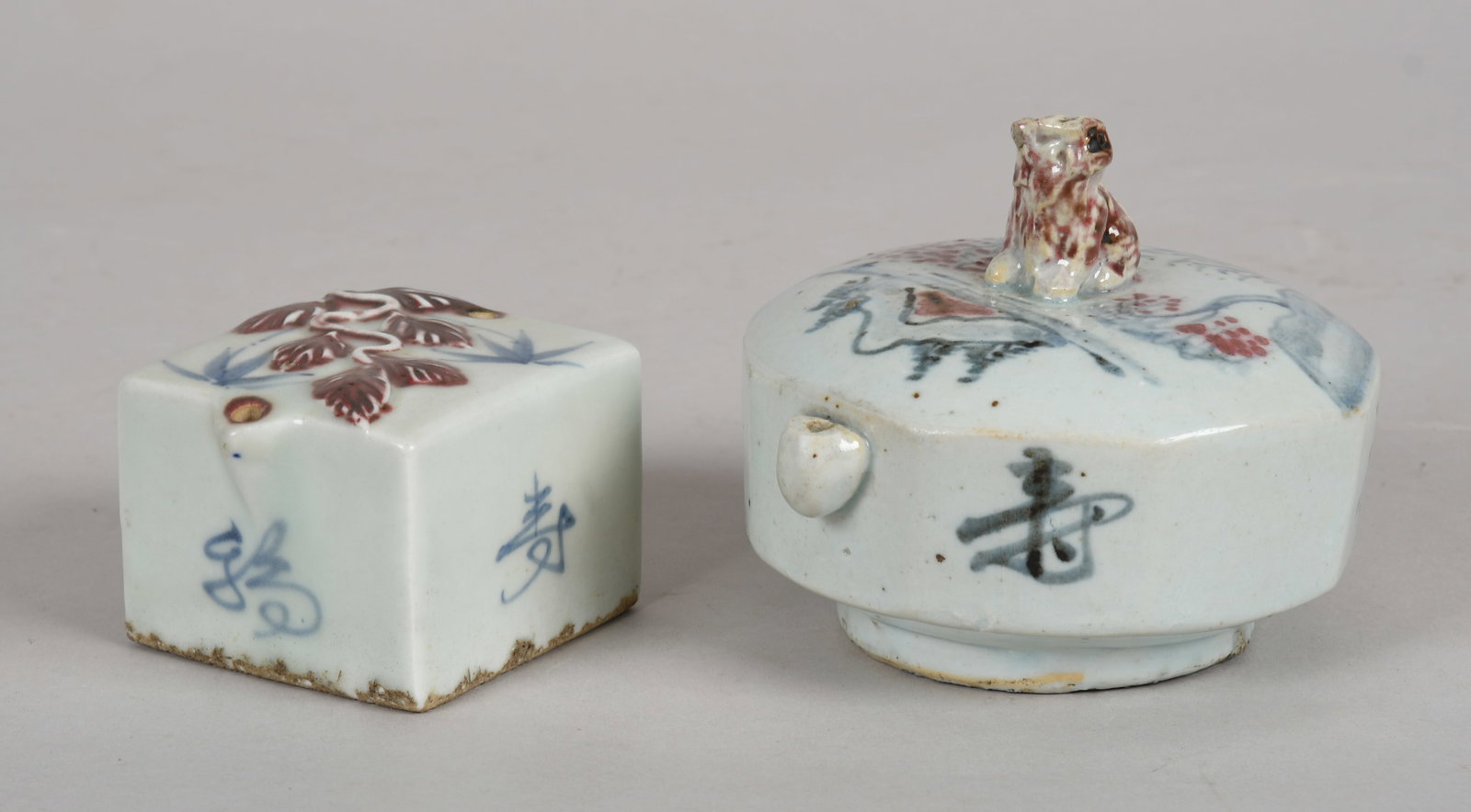 Two Korean Pottery Water Droppers (1 of 11)