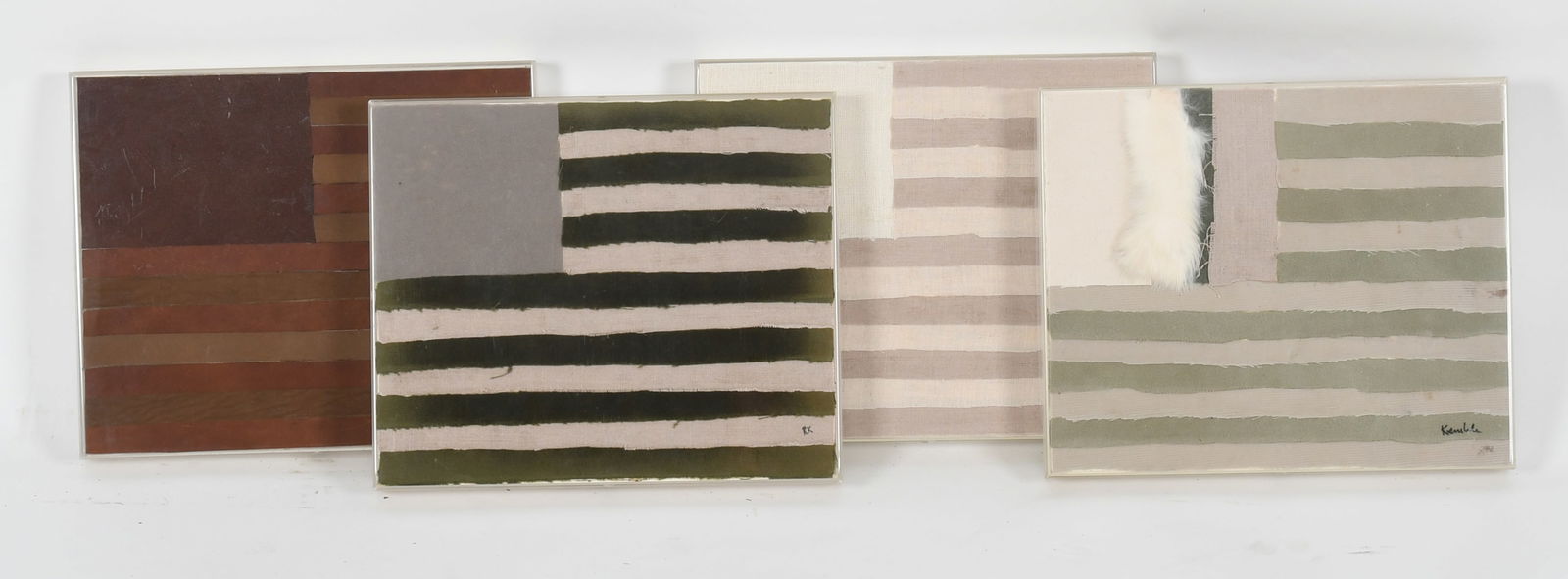 Richard Kemble (1932 - 2007), Four Works, Mixed Media (1 of 12)