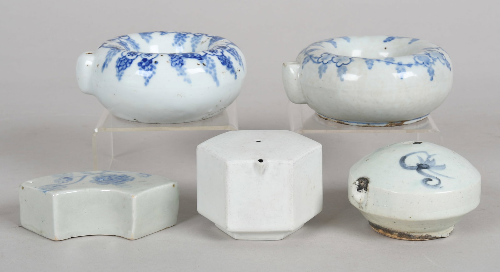 A Group of Five Korean Pottery Water Droppers (1 of 13)
