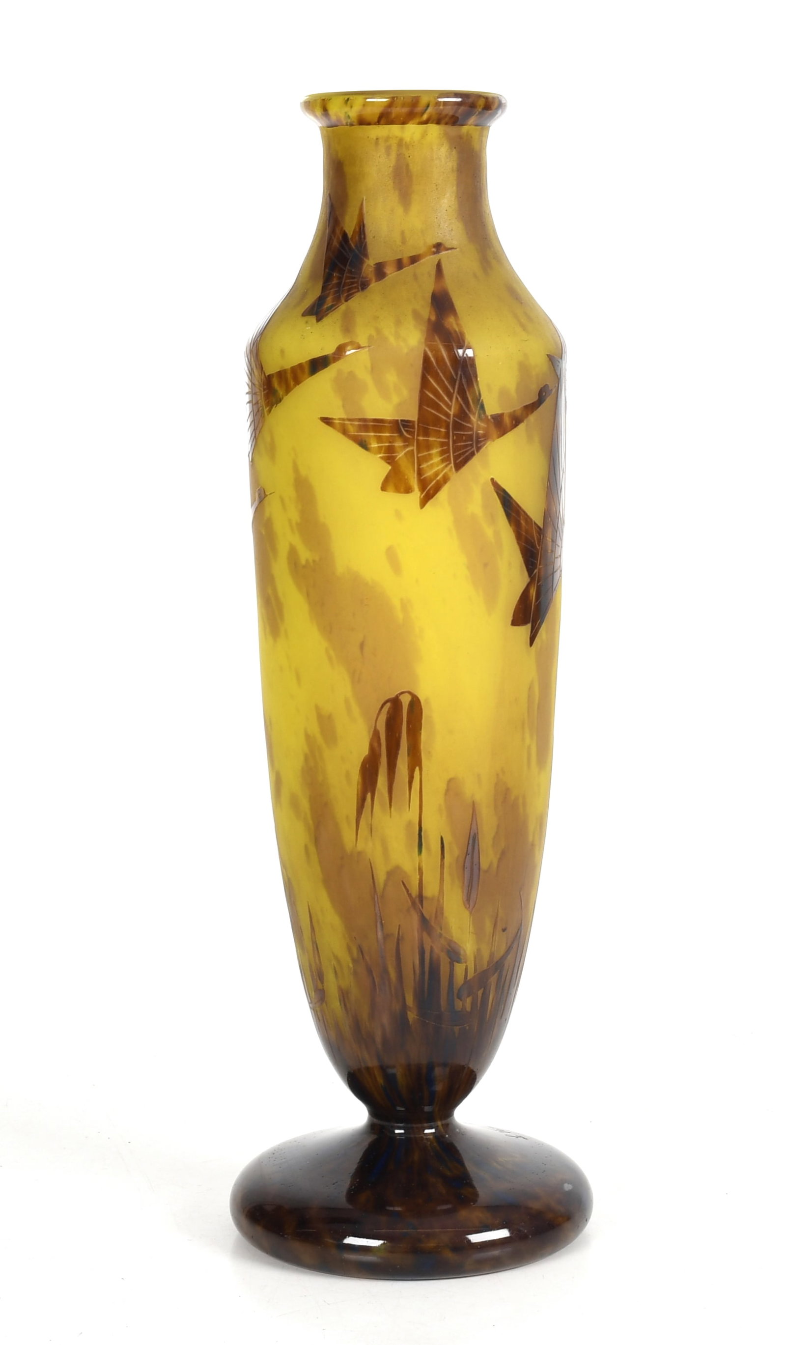 Schneider, Le Verre Francais, Cameo Glass Vase (1 of 9)