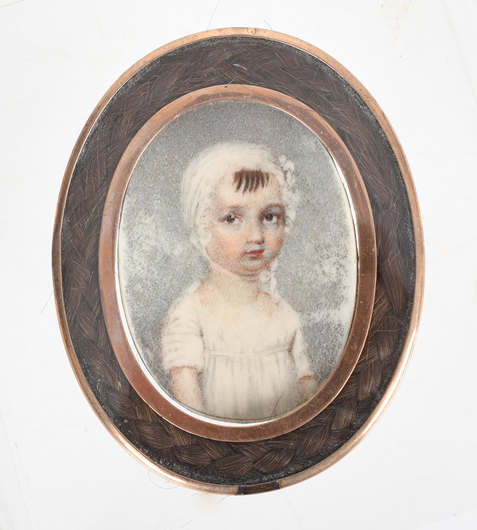 Portrait Miniature of a Young Girl, First Quarter 19th Century (1 of 4)