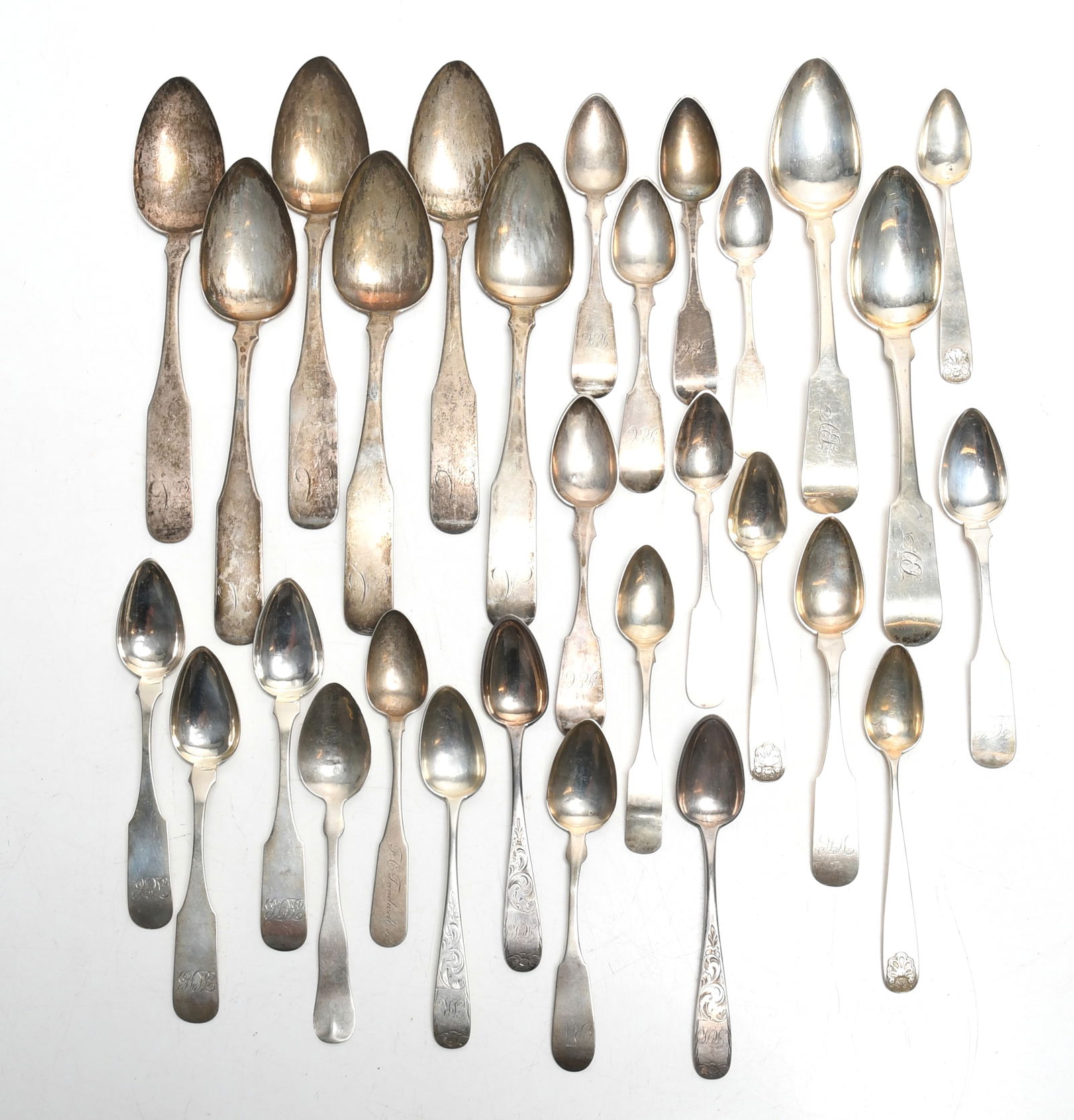 A Group of Baltimore Coin Silver (1 of 12)