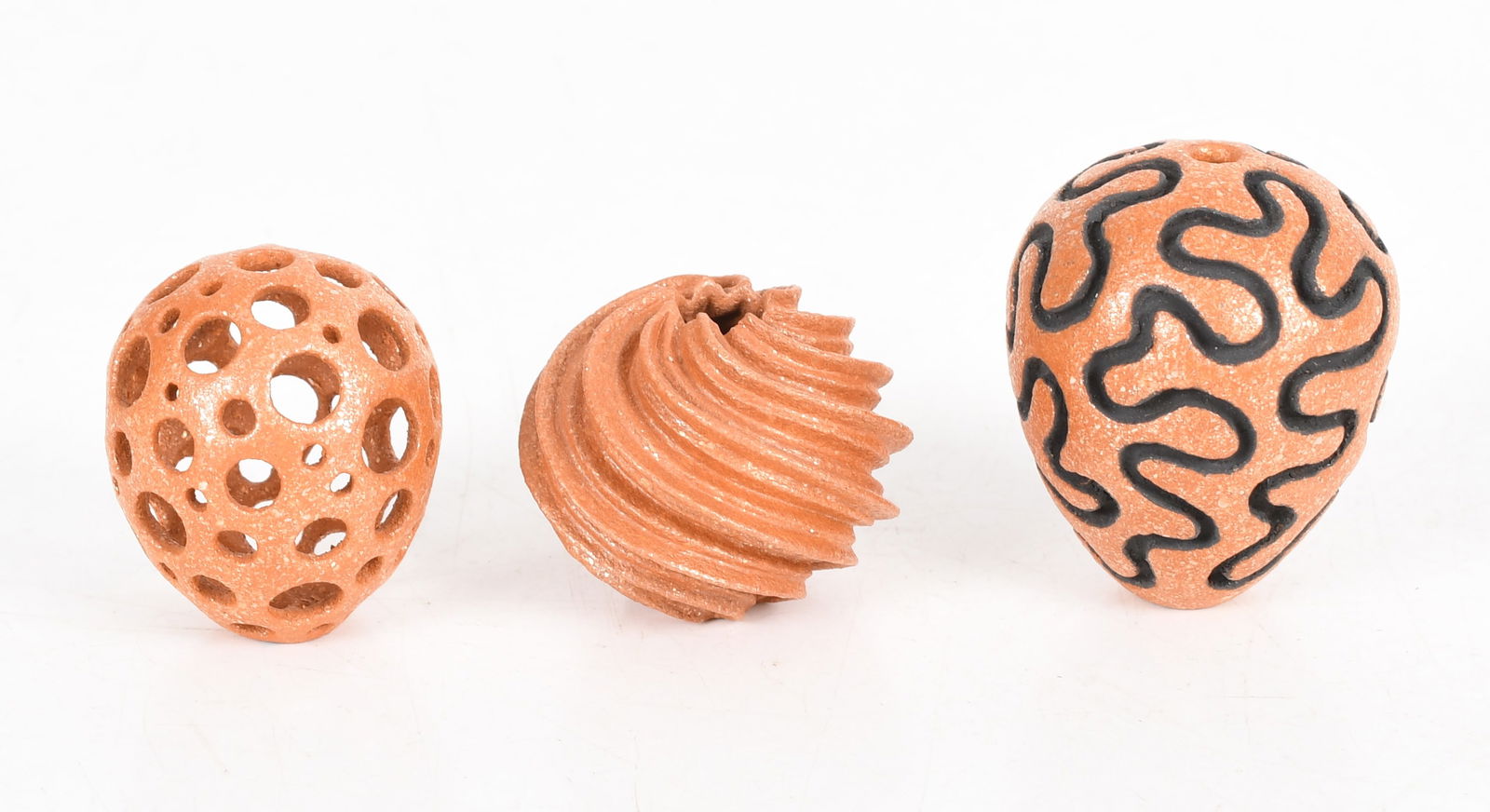 Hubert Candelario (San Felipe, b. 1965) Native American Pottery, Three Pieces (1 of 7)