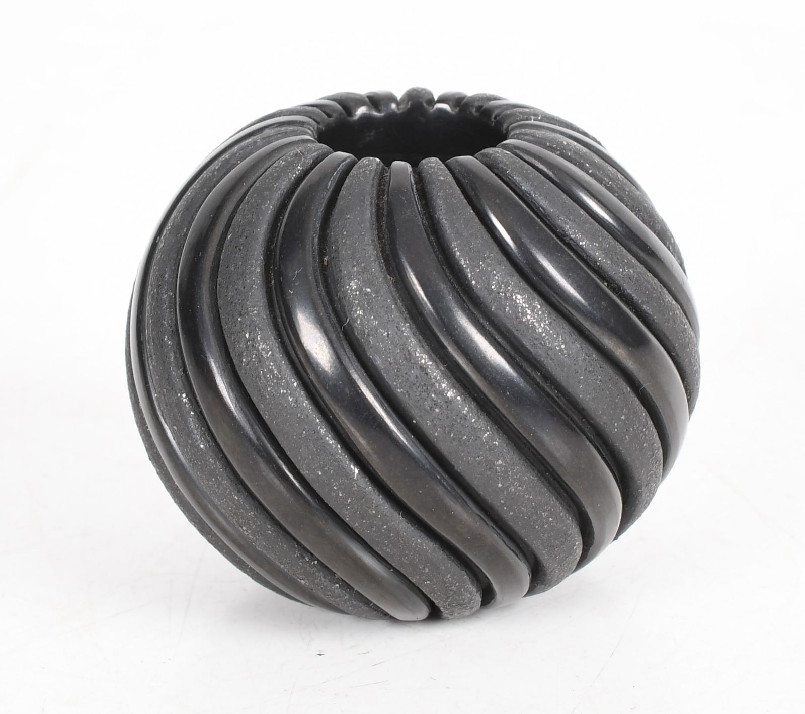 Linda Tafoya-Sanchez (b. 1962) Native American Pottery Seed Pot (1 of 3)