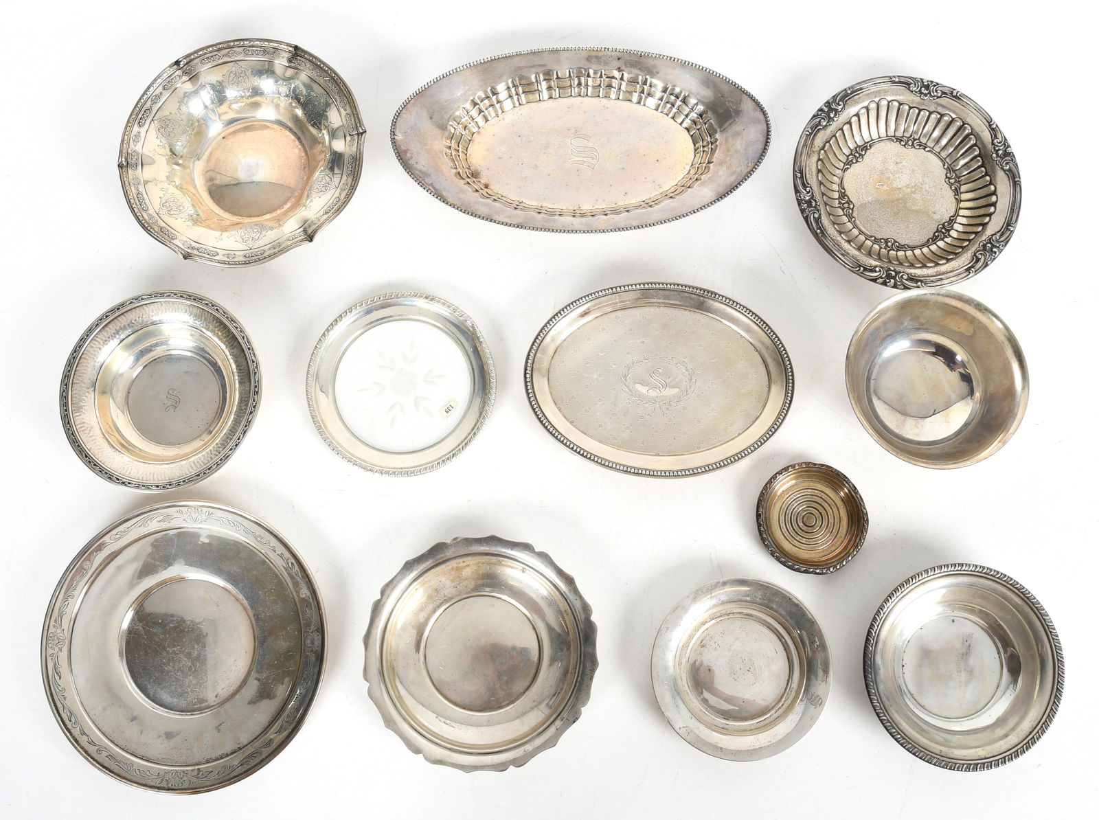A Group of Sterling Silver Tableware (1 of 16)