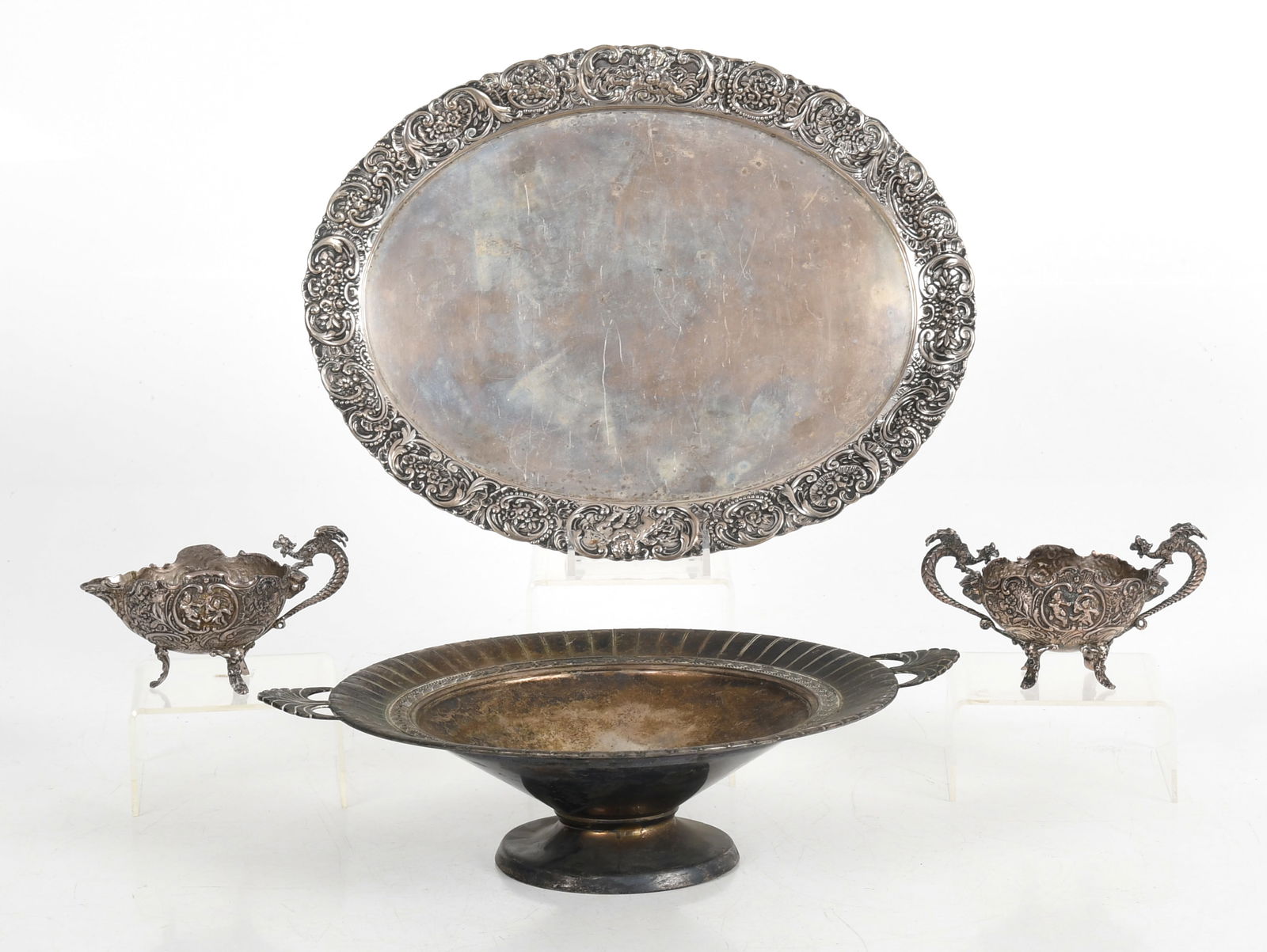 A Group of Continental and American Silver Tableware (1 of 13)