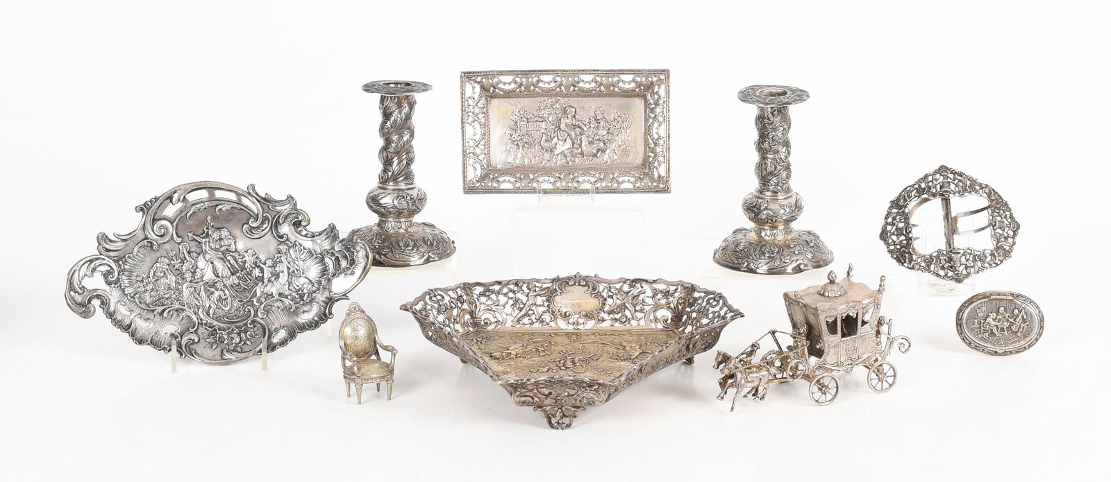 A Group of Continental Silver Items (1 of 16)