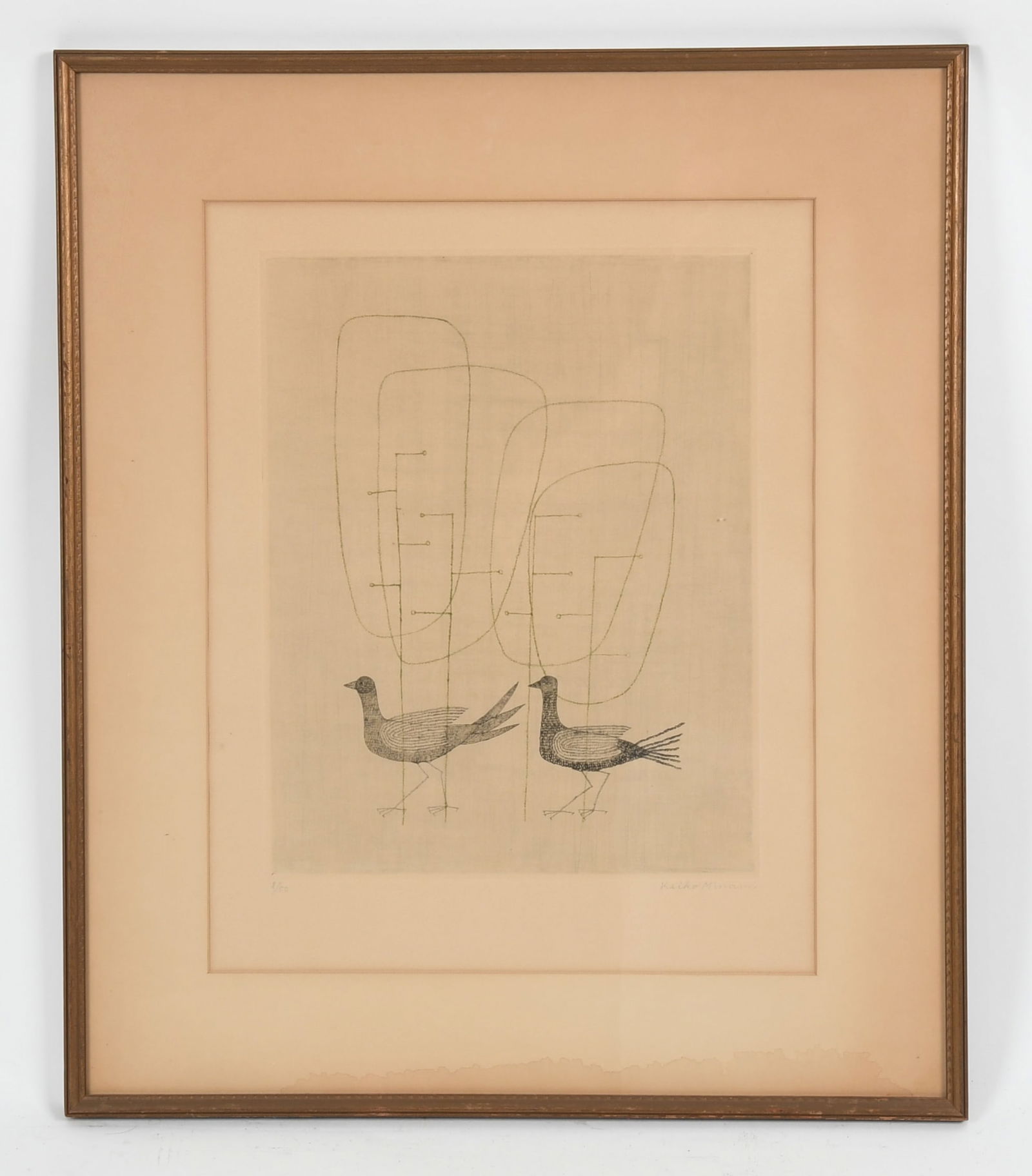 Keiko Minami (Japanese, 1911-2004) Etching (1 of 5)