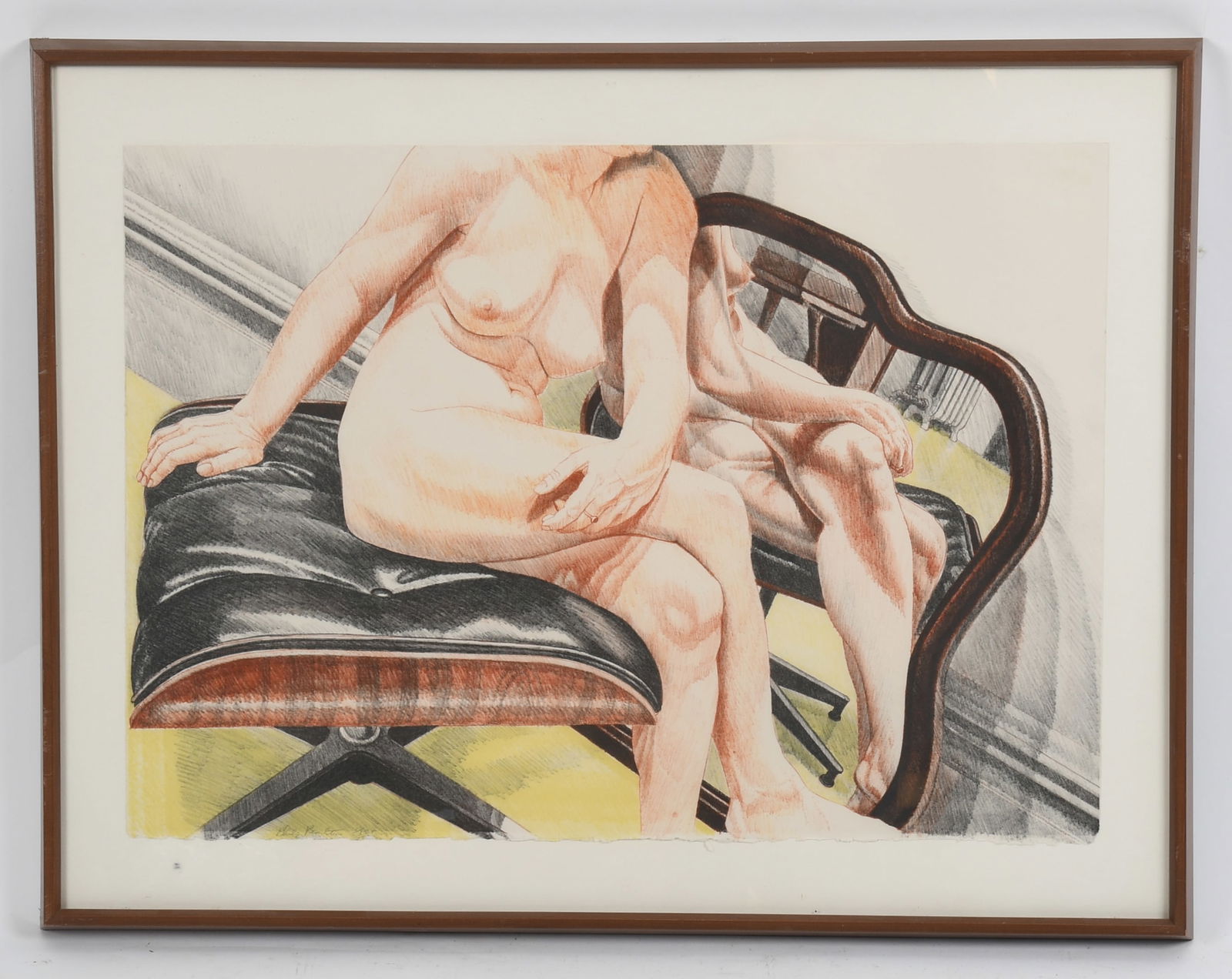 Philip Pearlstein (American, b. 1924) Color Lithograph (1 of 6)