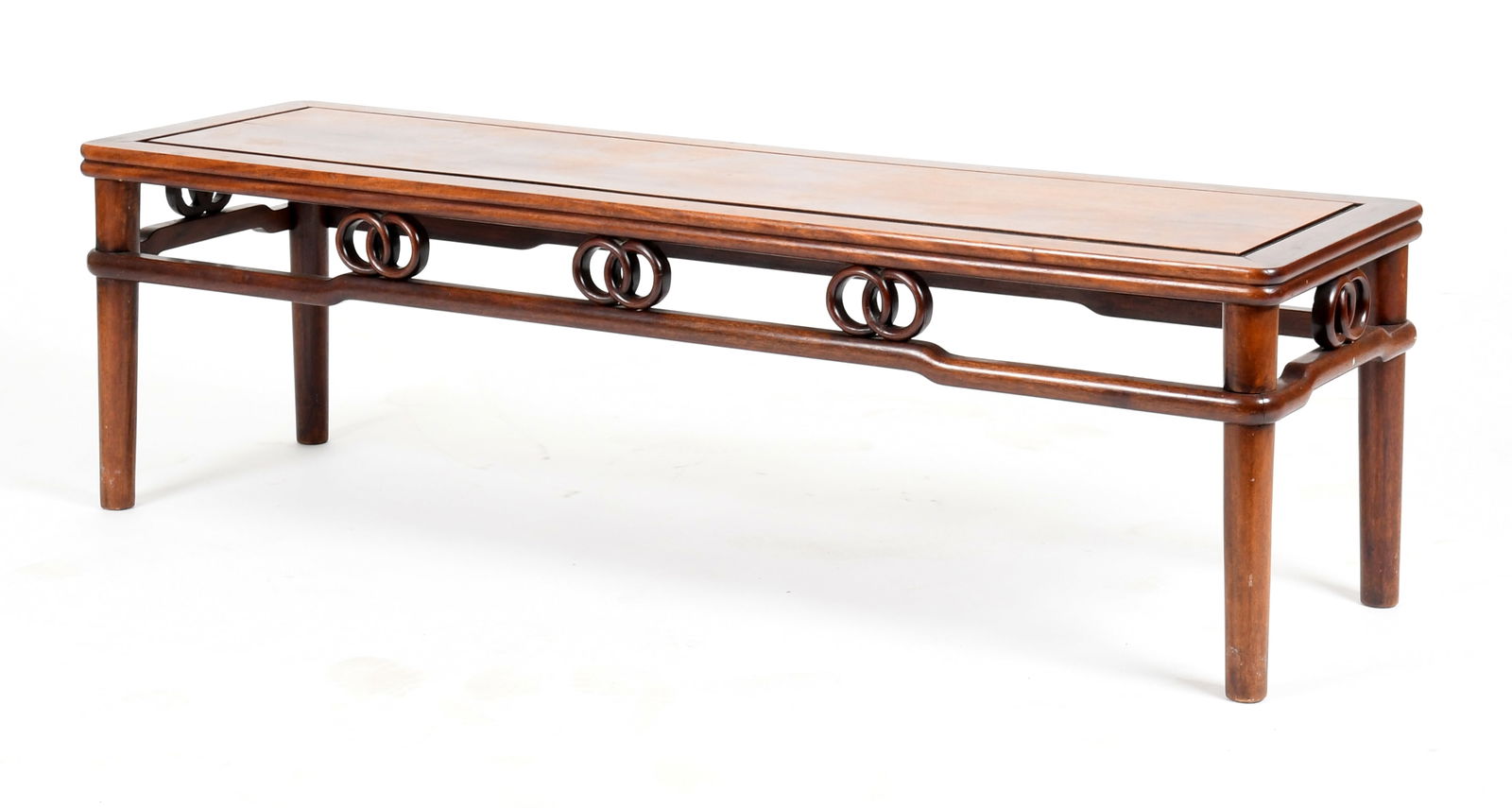 Chinese Carved Rosewood Low Table, 20th Century (1 of 7)