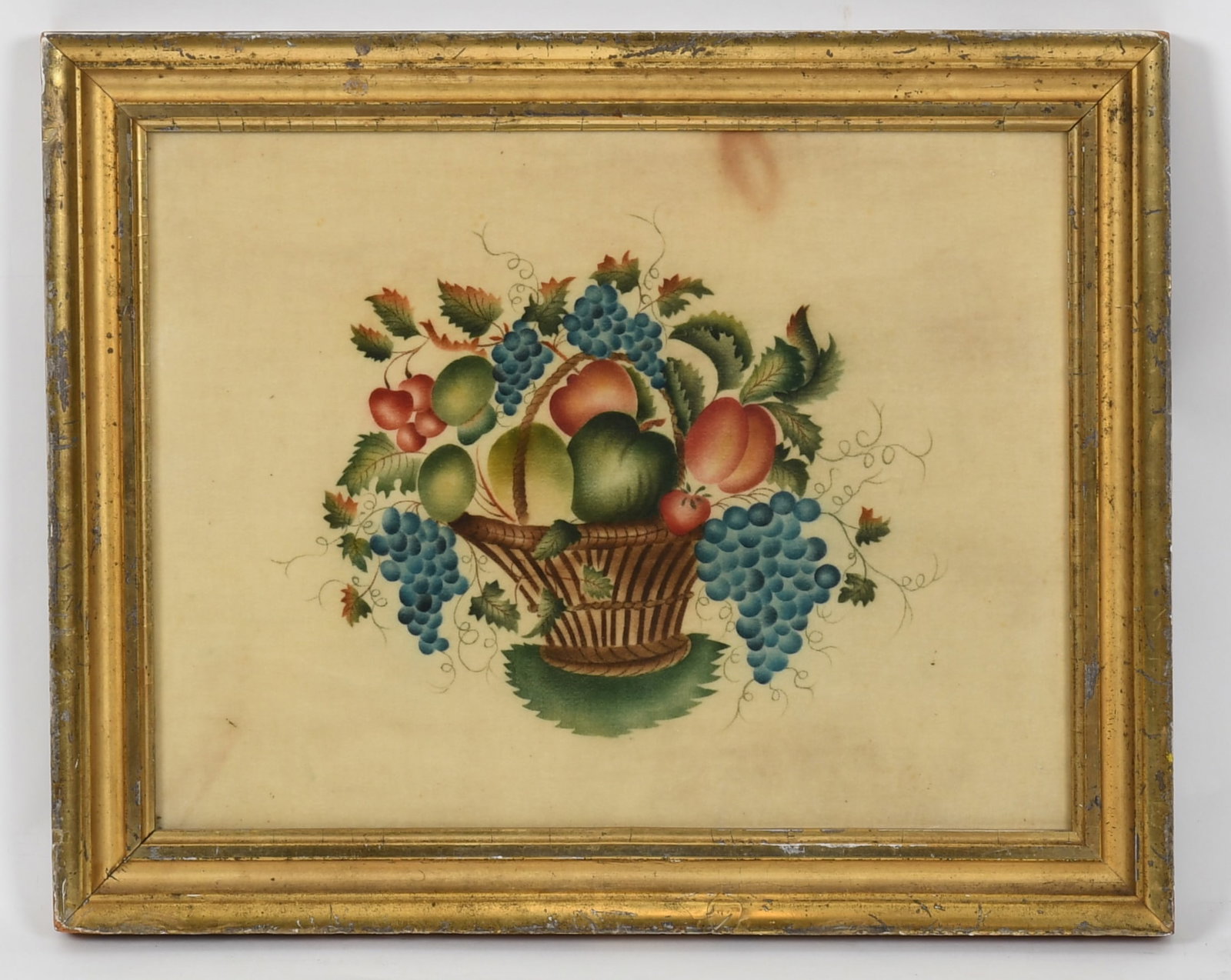 Contemporary Folk Art Fruit Basket Theorem on Velvet (1 of 6)