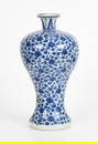 Chinese Meiping Form Blue and White Vase, Ming Dynasty