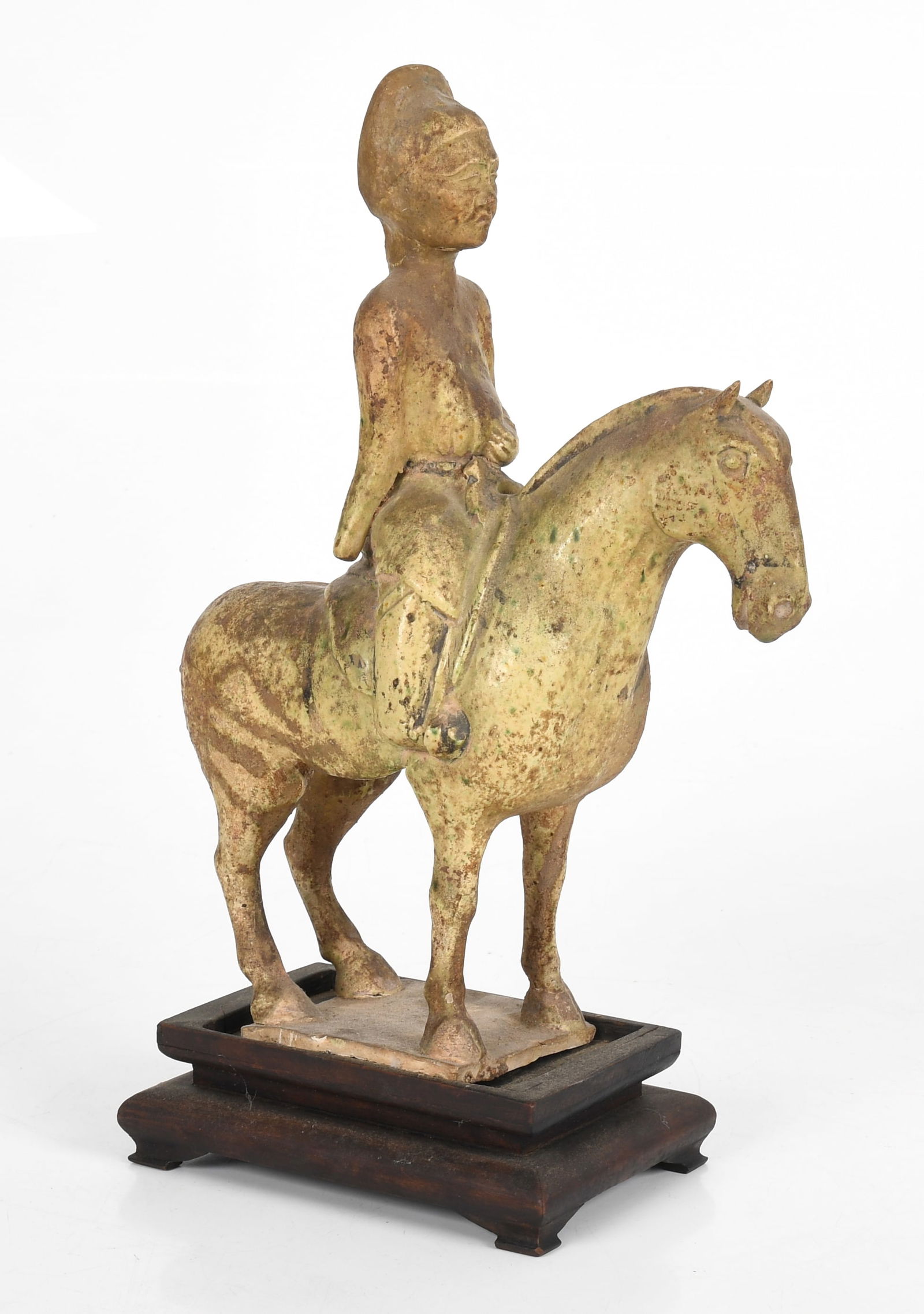 Chinese Han Dynasty Pottery Horse and Rider (1 of 10)