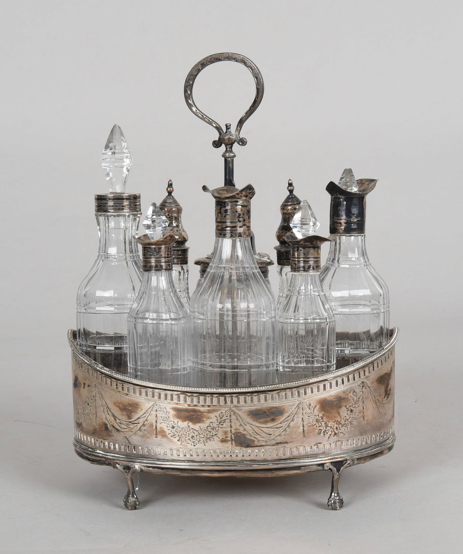 A George III Sterling Silver Cruet Set (1 of 12)