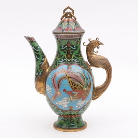 A Chinese Cloisonne Ewer