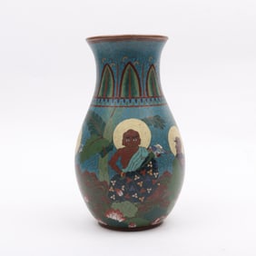 A Japanese Cloisonne Vase