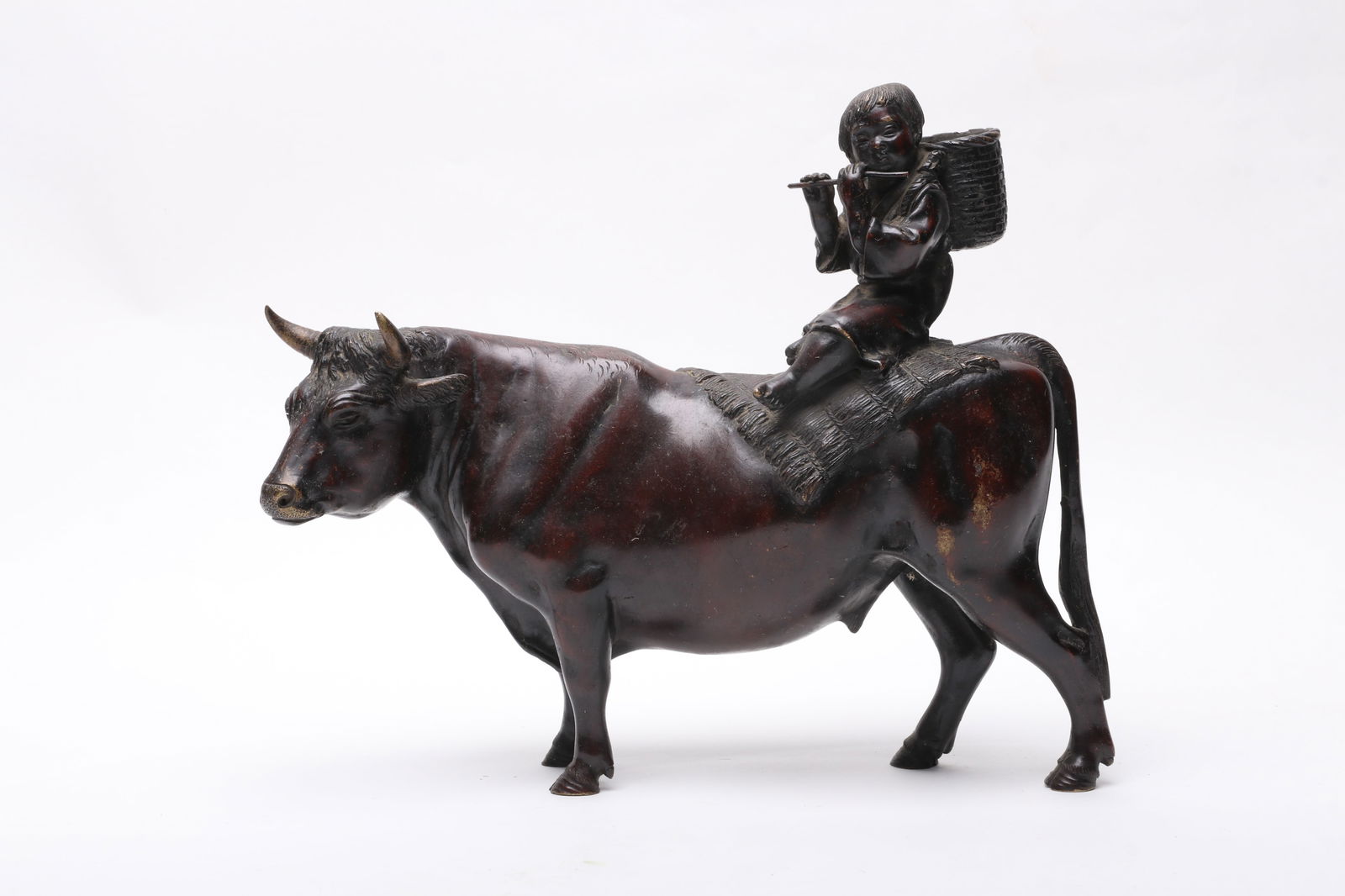 A Japanese Bronze Figural Group (1 of 8)