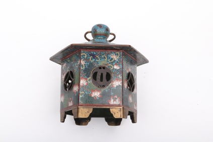 A Japanese Cloisonne Lantern