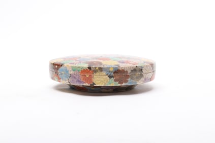 A Japanese Satsuma Covered Box
